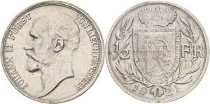 Liechtenstein Johann II. 1858-1929 1/2 ... 