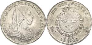 Schweden Gustav IV. Adolf 1792-1809 1/6 ... 