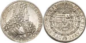 Habsburg Josef I. 1705-1711 Taler 1706, Hall ... 