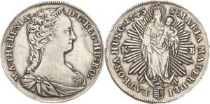 Habsburg Maria Theresia 1740-1780 1/2 Taler ... 