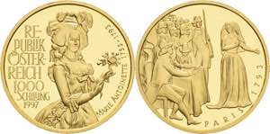 Österreich  1000 Schilling 1997. Marie ... 