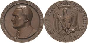 Drittes Reich  Bronzemedaille 1933 (F. ... 