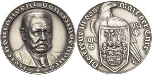 Drittes Reich  Silbermedaille 1934 (F. ... 