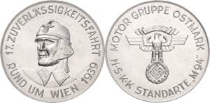 Drittes Reich  Aluminiummedaille 1939. 17. ... 