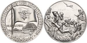 Drittes Reich  Weißmetallmedaille 1939 ... 