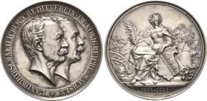 Sachsen-Medaillen  Silbermedaille 1891 (H. ... 