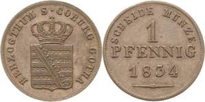 Sachsen-Coburg-Gotha Ernst I. 1826-1844 ... 
