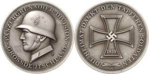 Drittes Reich  Versilberte Bronzemedaille ... 