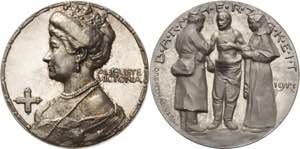Erster Weltkrieg  Silbermedaille 1914 (P. ... 