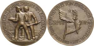 Erster Weltkrieg  Bronzegussmedaille 1941 ... 