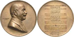 Judaica  Bronzemedaille 1920. Auf die ... 