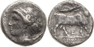 Kampanien Neapolis  Didrachme 275/250 v. ... 