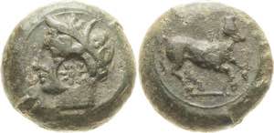 Zeugitana Karthago  Bronze 3. Jhd. v. Chr ... 