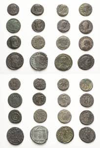 Römische Münzen Lot-16 Stück ... 