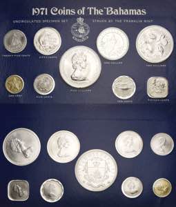 Bahamas Elisabeth II. seit 1952 Münzset 1 ... 