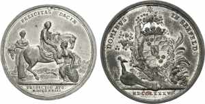 HabsburgJosef II. 1764-1790 Zinnmedaille ... 