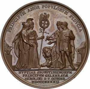 BayernLudwig I. 1825-1848 Bronzemedaille ... 