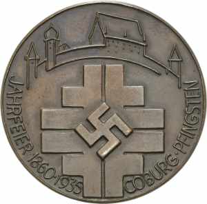 Coburg Bronzemedaille 1935. 75 Jahre ... 