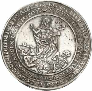 Erzgebirge 1/2 Pesttaler o.J. (um 1528) , ... 
