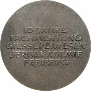 Freiberg Eisengussmedaille 1962 (Helmut ... 