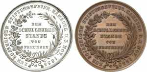 Hamburg Bronzemedaille 1855 (Lorenz) 50 ... 