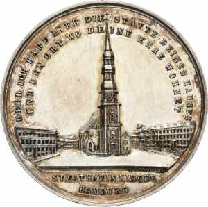 Hamburg Silbermedaille 1879 (Bergmann) ... 