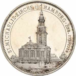 Hamburg Silbermedaille 1906 (Lauer) Auf die ... 
