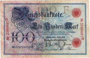 Deutsches Reich bis 1945Reichsbanknoten und ... 