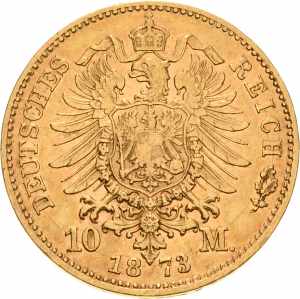 BayernLudwig II. 1864-1886 10 Mark 1873 D  ... 