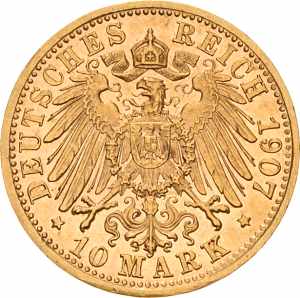 WürttembergWilhelm II. 1891-1918 10 Mark ... 