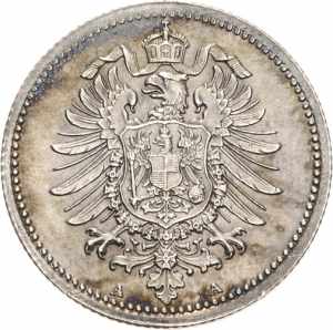 Kleinmünzen 20 Pfennig 1873 A  Jaeger 5 ... 