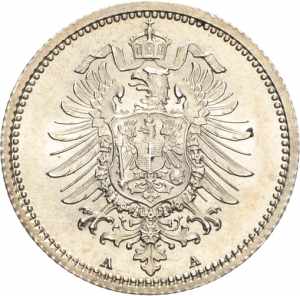 Kleinmünzen 20 Pfennig 1876 A  Jaeger 5 ... 
