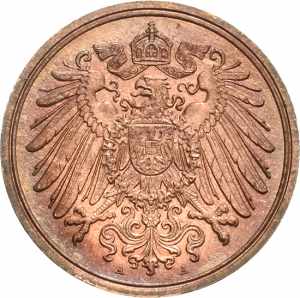 Kleinmünzen 1 Pfennig 1908 A 1909 A und ... 
