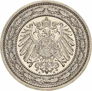Kleinmünzen 20 Pfennig 1890 A  Jaeger 14 ... 