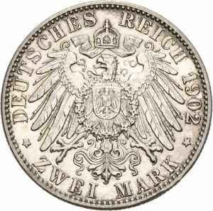 BadenFriedrich I. 1856-1907 2 Mark 1902 G  ... 