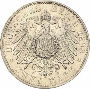 PreußenWilhelm II. 1888-1918 2 Mark 1898 A  ... 