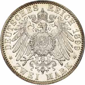 PreußenWilhelm II. 1888-1918 2 Mark 1899 A  ... 