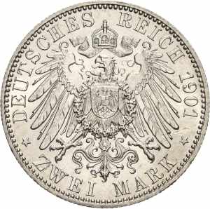 PreußenWilhelm II. 1888-1918 2 Mark 1901 A  ... 