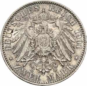 PreußenWilhelm II. 1888-1918 2 Mark 1901 ... 