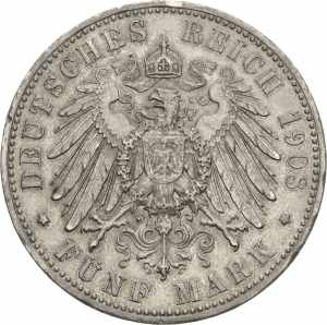 Sachsen-MeiningenGeorg II. 1866-1914 5 Mark ... 