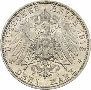 Sachsen-MeiningenGeorg II. 1866-1914 3 Mark ... 