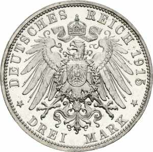 Sachsen-MeiningenGeorg II. 1866-1914 3 Mark ... 
