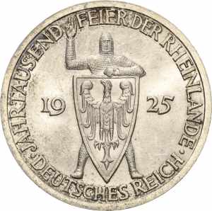  3 Reichsmark 1925 A ... 