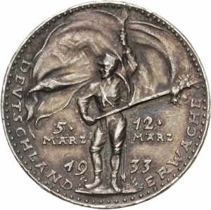 Drittes Reich Silbermedaille 1933 (Karl ... 