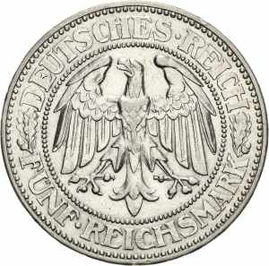  5 Reichsmark 1927 G Eichbaum  Jaeger 331 ... 