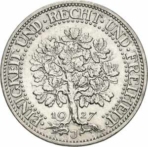  5 Reichsmark 1927 J ... 