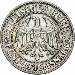  5 Reichsmark 1928 F Eichbaum  Jaeger 331 ... 