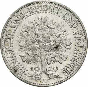  5 Reichsmark 1929 G ... 