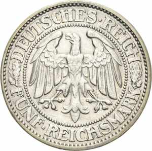  5 Reichsmark 1932 J Eichbaum  Jaeger 331 ... 