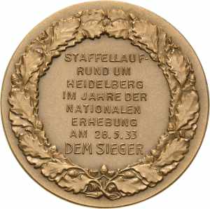 Drittes Reich Bronzemedaille 1933. ... 
